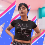 Printed T-Shirt - Crop Tops - Fearless Warrior Princess Tee Fusion